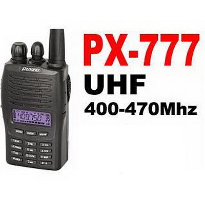  puxing px-777 4W uhf 400-470MHZ handheld radios