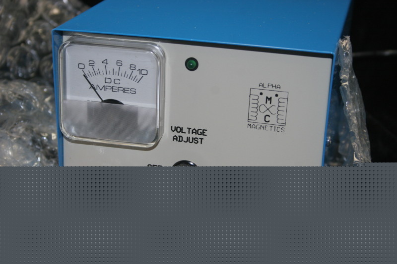 New variable output power supply alpha magnetics 2 amp