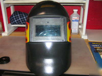 Auto -darkening and regular welding helmets with free 