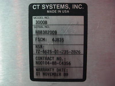 Ct systems/wavetek 3000B communications service monitor