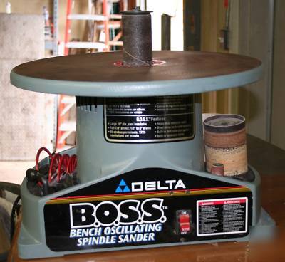Delta boss bench oscillating spindle sander 31-780 