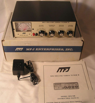 Mfj-948 deluxe versa tuner ii antenna tuner & extra 