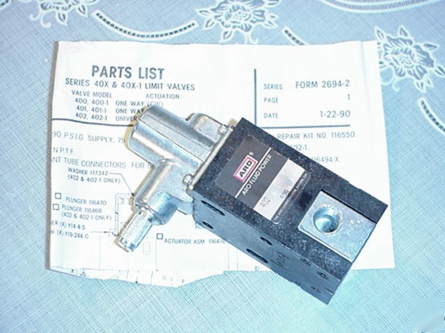 New aro 402 pro limit heavy duty valve in box 