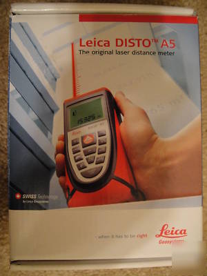 New leica disto A5 laser distance meter brand +bonus 