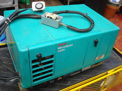 Onan microquiet 4KW 4000W. rv generator 
