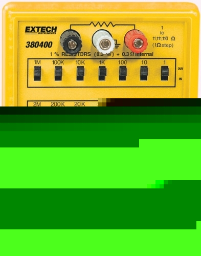 Extech 380400 resistance decade substitution box