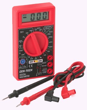 Cen tec 7 function digital multi tester meter