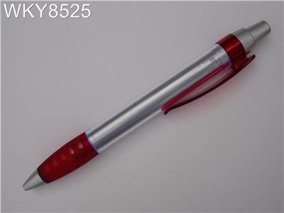 30 blank insert retractable pens w/ red color grip