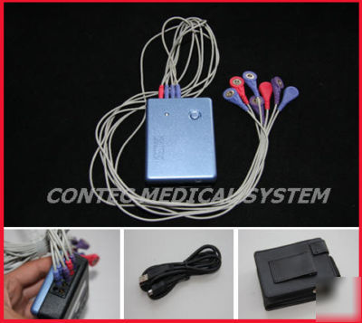 4 channel ecg holter ekg holter ecg monitor m/c system