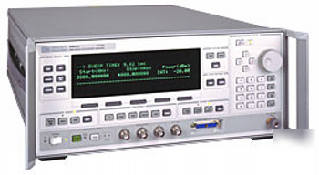 Hp/agilent 83650B-001-008 synthesized signal generator,