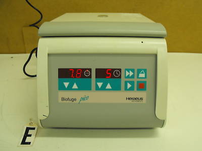 Kendro lab pro, heraeus instruments biofuge pico c#7500