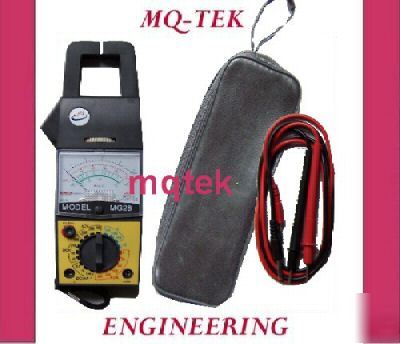 New clamp-on ammeter analog needle type model MG28