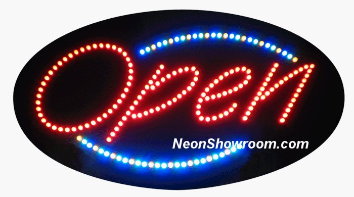 Open - led neon sign - 15