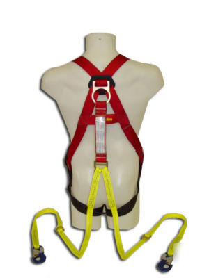 Safety harnesses web devices single leg lanyard