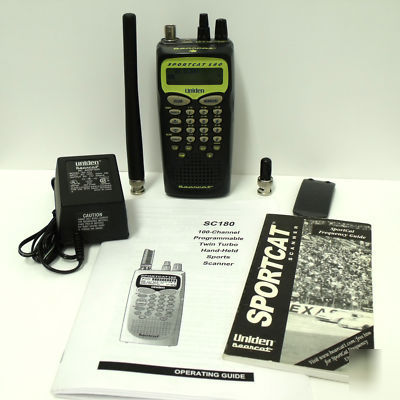 Uniden sportcat 180 bearcat scanner