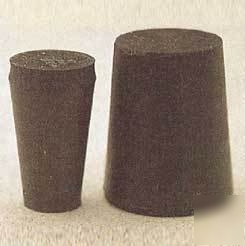 Vwr black rubber stoppers, solid 9.5M290: 9.5M290