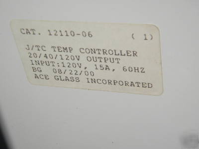 Ace glass 12110-06 temperature controller, digital