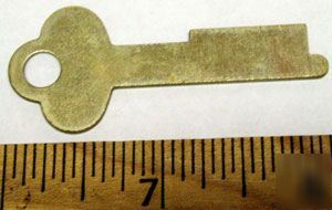 Diebold no.1028L safe deposit box key blank-nos