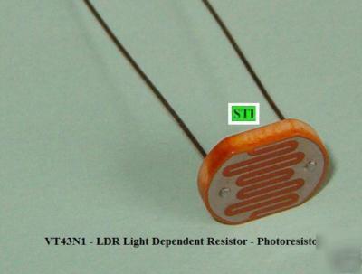 Ldr VT43N1 photoresistor photocell light sensor qty 4