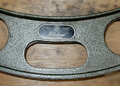 Mitutoyo 18-19 inch micrometer. with case & standard