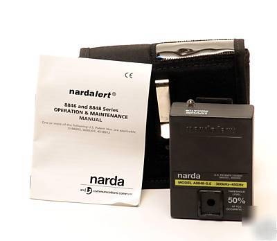 Narda A8848-0.5 300 khz - 45GHZ personal rf monitor.