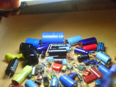 New over 30 different capacitor's - 