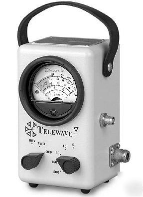 New telewave 44L1 broadband 2-200 mhz rf wattmeter ( )