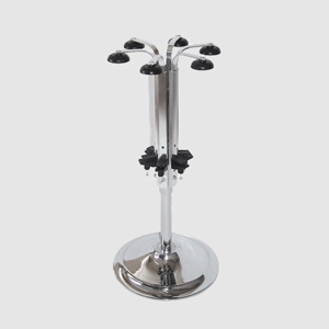 Rotary 6 bottle optic holder 1 ltr free standing bar