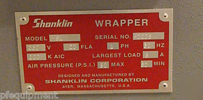 Shanklin hy-speed automatic wrapper