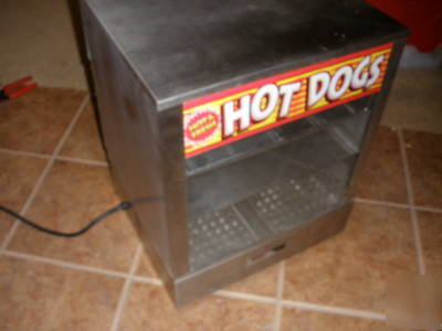 Wyott ds-1A hot dog maker steamer/cooker bun warmer