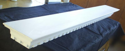 $60 fireplace mantel, 4 ft 5FT 6FT unfinished or white