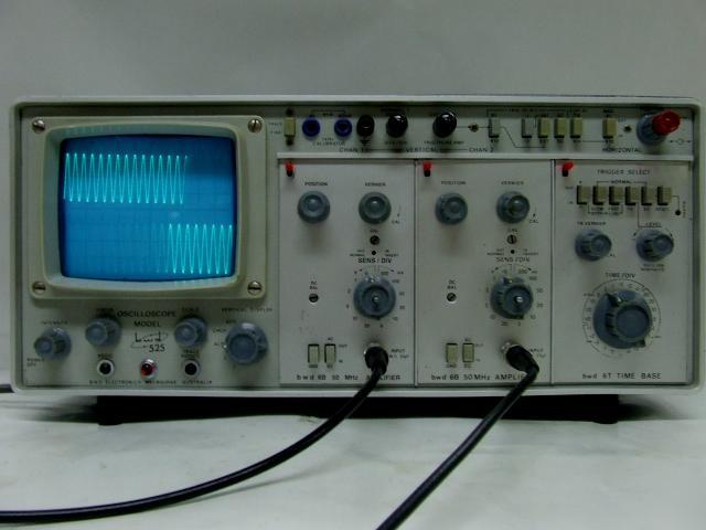 Bwd 525 50MHZ 2CH oscilloscope tested w/ manual
