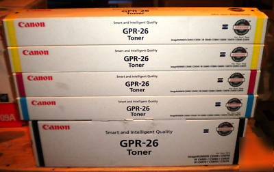 Canon ir C5068 C6800 gpr-26 complete set kycm+y