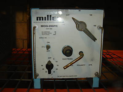Miller mog-200RP welder