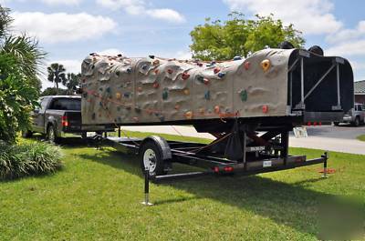 Established & easy-to-run portable rock wall business