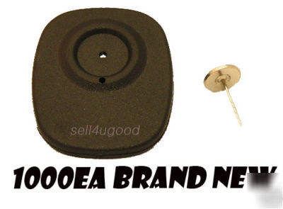 Free ship checkpoint security tags mini 8.2 mhz w pins 