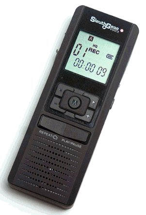 Kjb D4004 sleuthvoice digital recorder 1GB memory & 4G