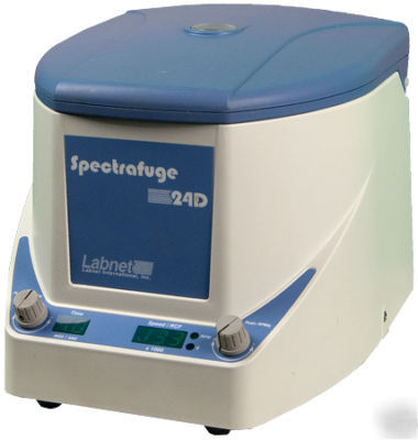 Labnet spectrafuge 24D digital microcentrifuge w/rotor