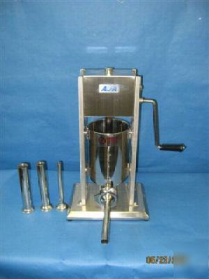 15 ib stainless sausage stuffer press warranty 