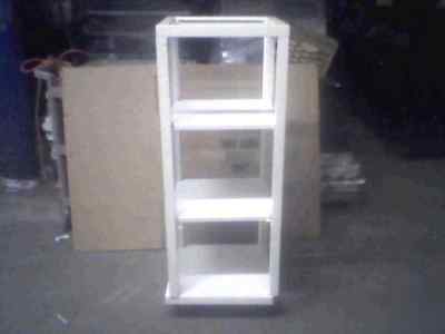 Glass cube display towers w/ locking wheels liquidation