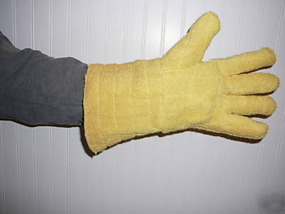 New *oven glove *jomac kevlar~700 degrees~1 pair hvy wt 