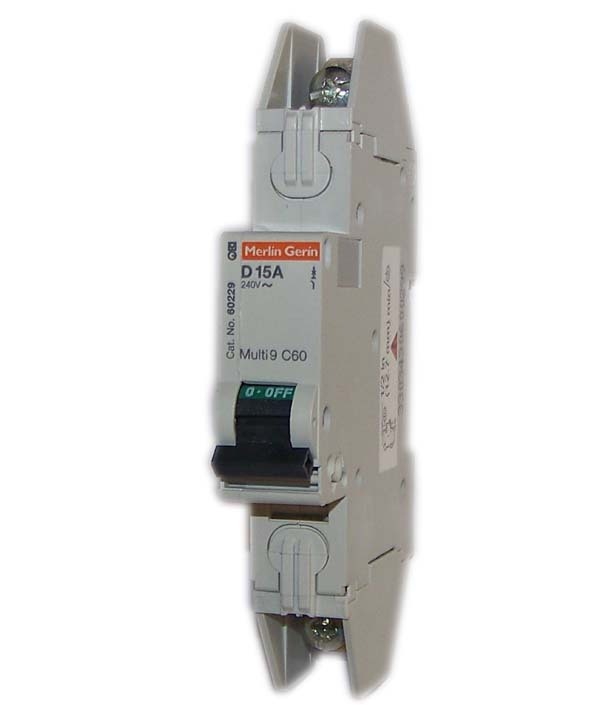 New square d C60 merlin gerin circuit breaker 15 amp 1P