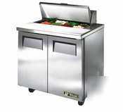 True tssu-36-8| sandwich/salad unit food prep table|