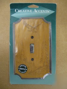 ** high quality creative accents maple switch plate