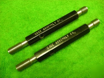 2 go nogo thread plug gauge gage right left hand 3/8-24
