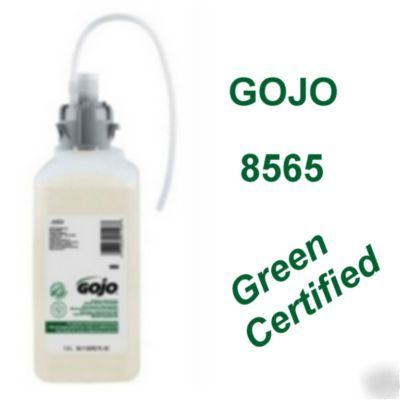 2- gojo 8565 green certified foam hand cleaner refills