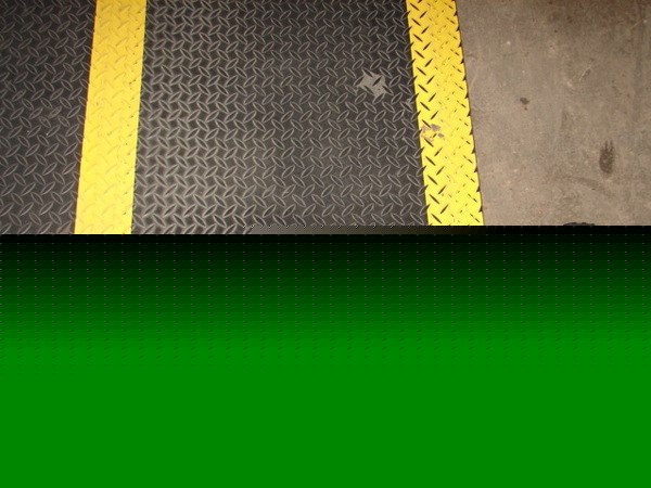 88 ft. of antifatigue matting mat black and yellow