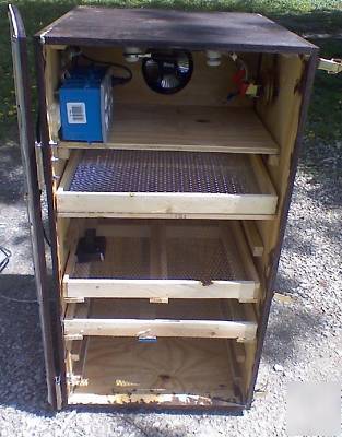 Incubator - can hold up to 250 chicken eggs