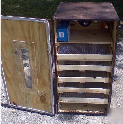 Incubator - can hold up to 250 chicken eggs