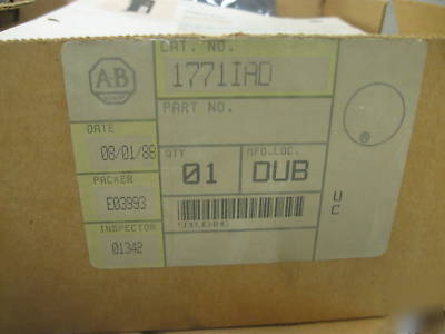New 1771-iad allen bradley 120V ac/dc input module 
